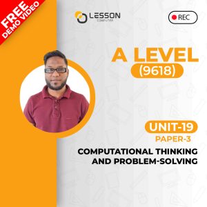 Unit 19: Computational thinking and Problem-solving
