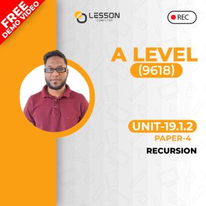 Unit 19.2: Recursion