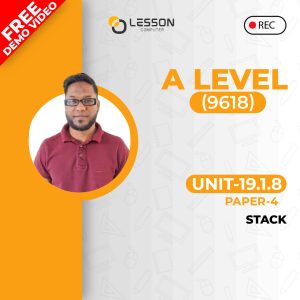 Unit 19.1.8: Stack