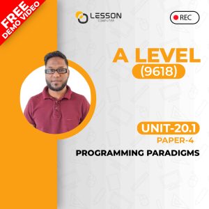 Unit 20.1: Programming Paradigms