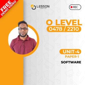 Unit 4: Software